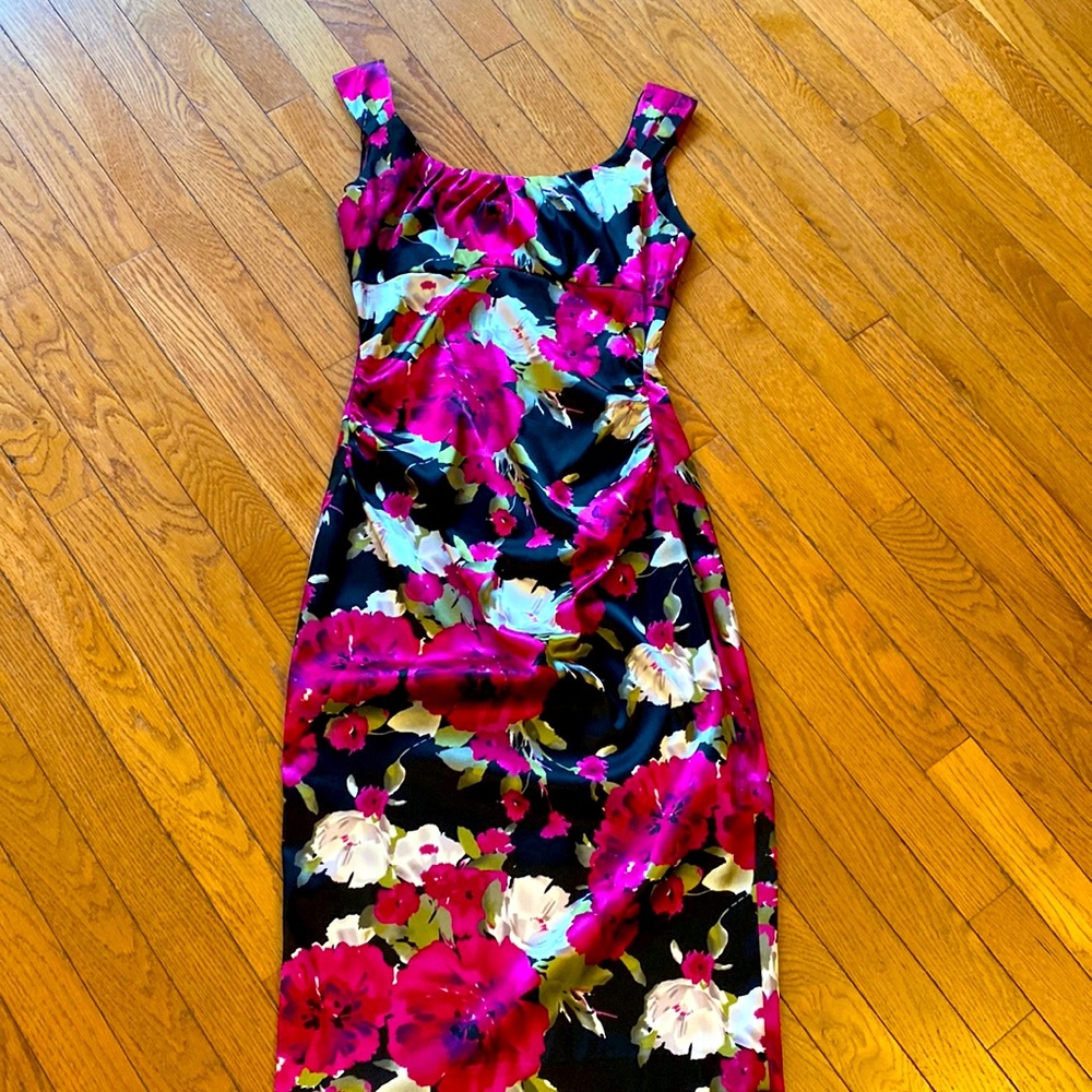 Maggy London floral dress.